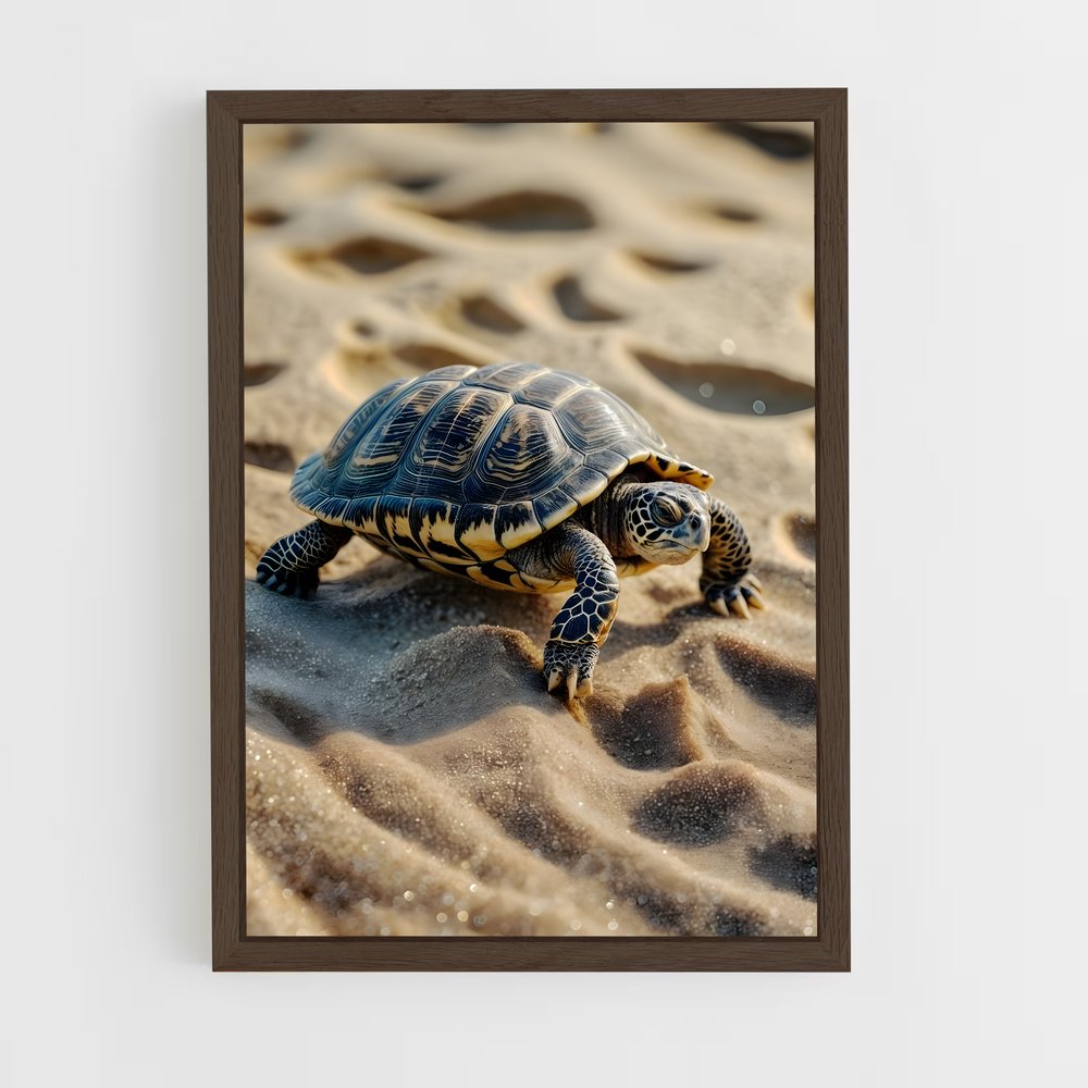 turtle-2 cadre Bois foncé