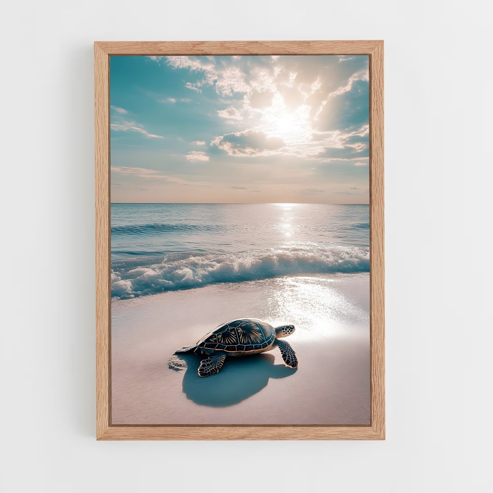 turtle-5 cadre Bois clair