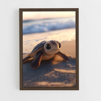 turtle-7 cadre Bois foncé