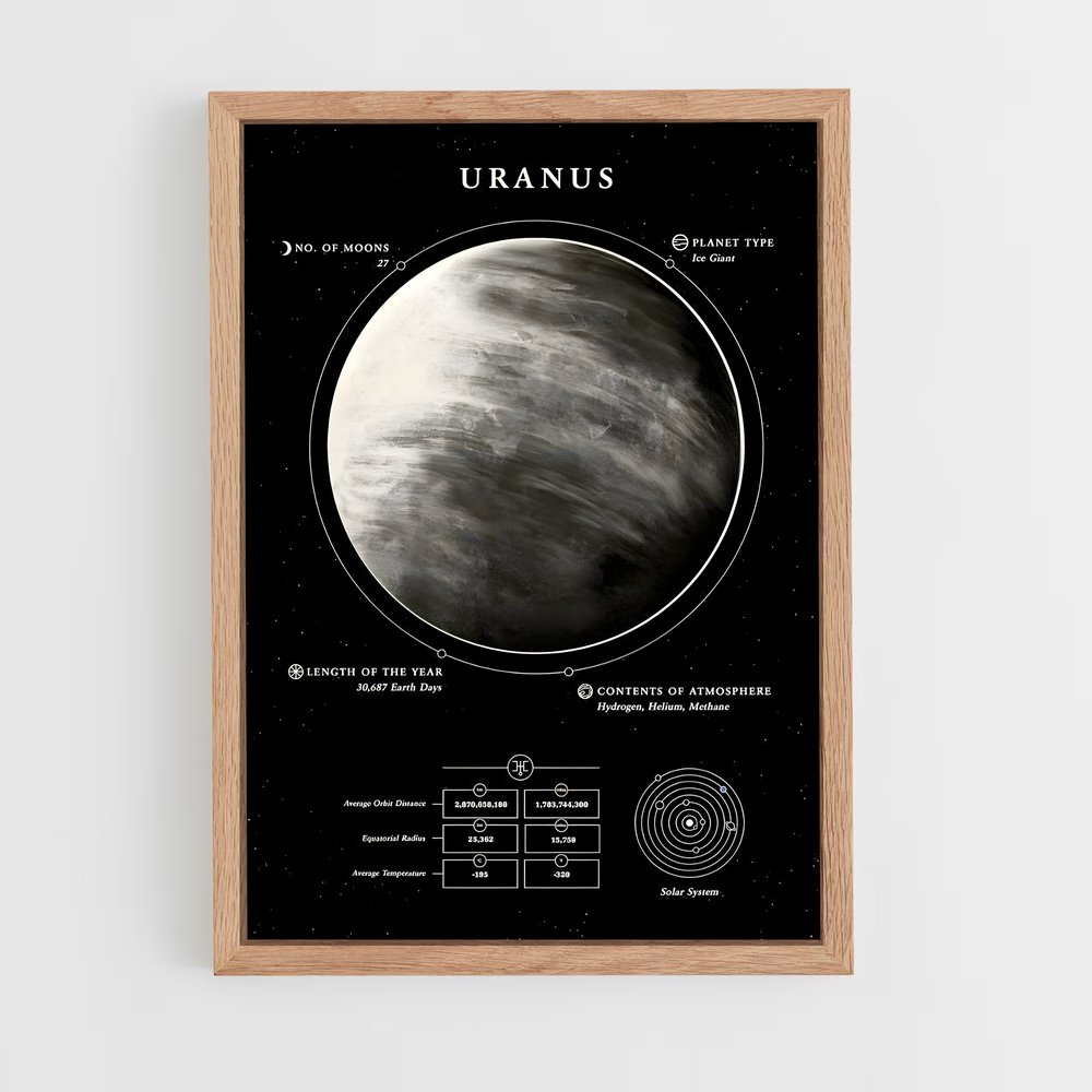 uranus-12 cadre Bois clair