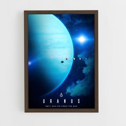 uranus-14 cadre Bois foncé