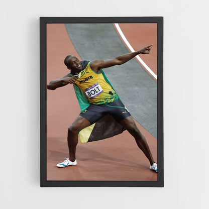 Usain Bolt-Feierplakat