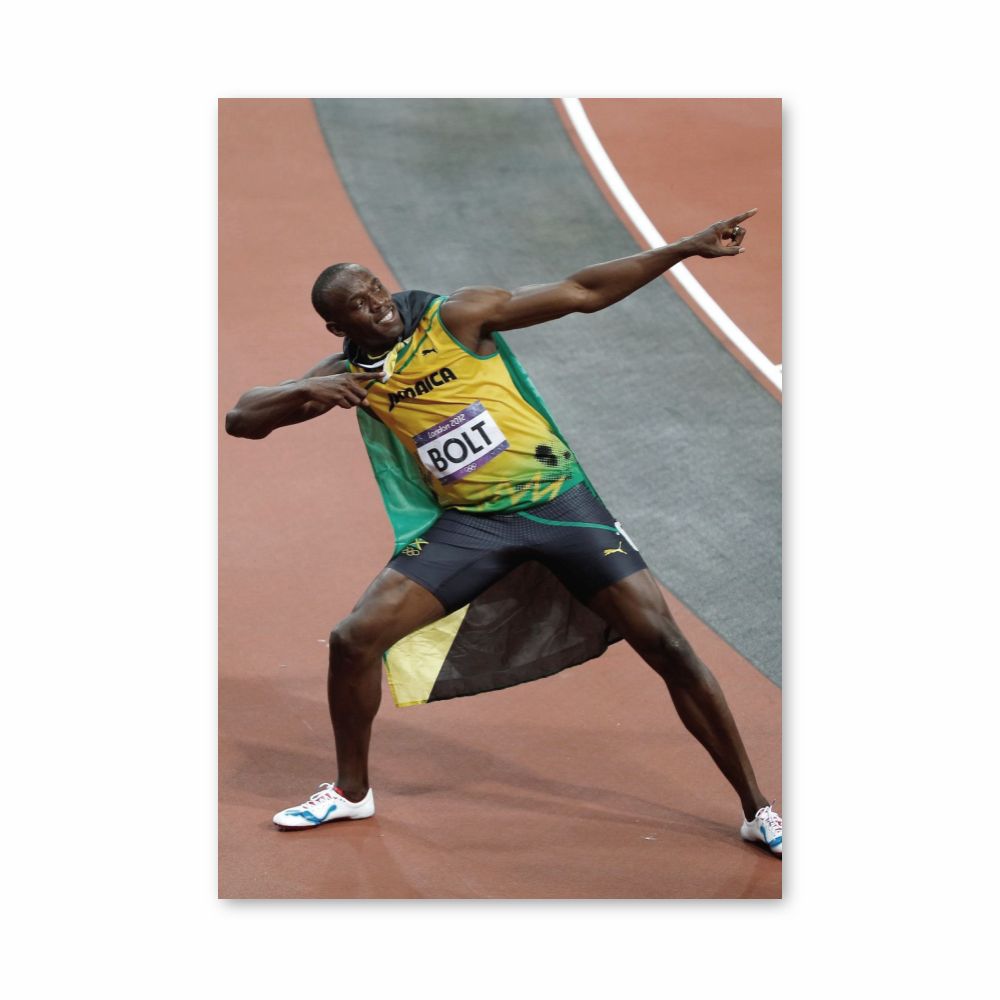 Usain Bolt-Feierplakat