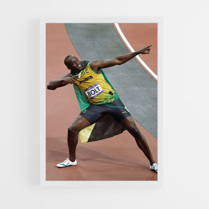 Usain Bolt-Feierplakat