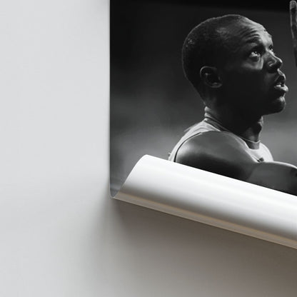 Poster Usain Bolt Schwarz und Weiß