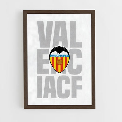 valencia-cf-5 cadre Bois foncé