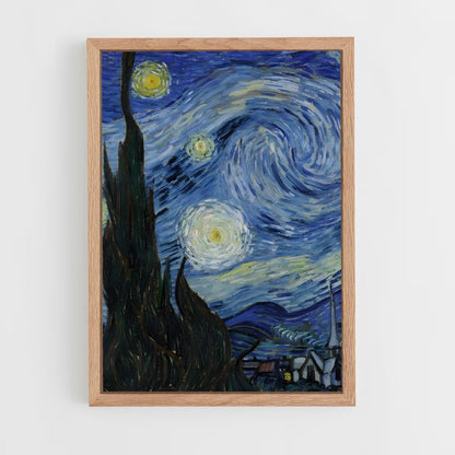 van-gogh-4 cadre Bois clair