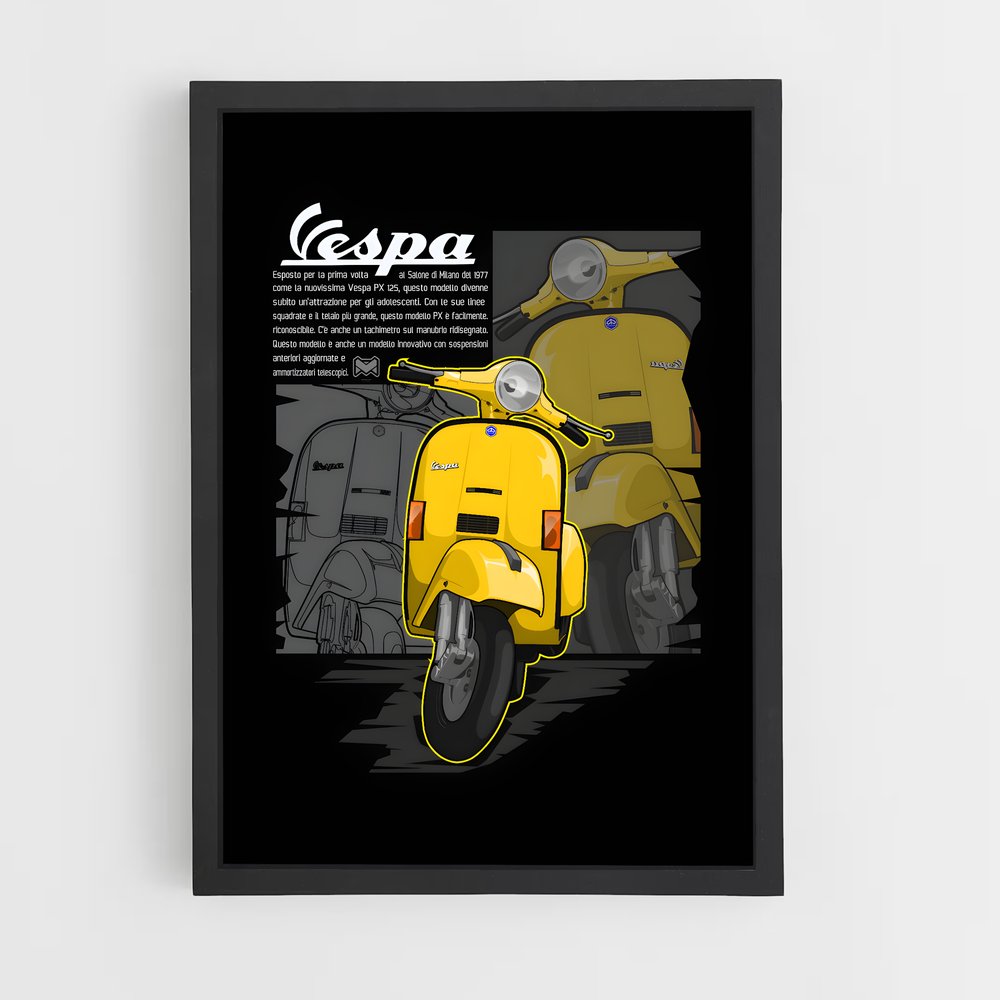 vespa-4 cadre Noir