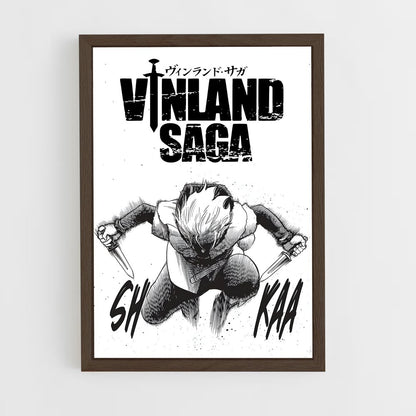 vinland-saga-1 cadre Bois foncé
