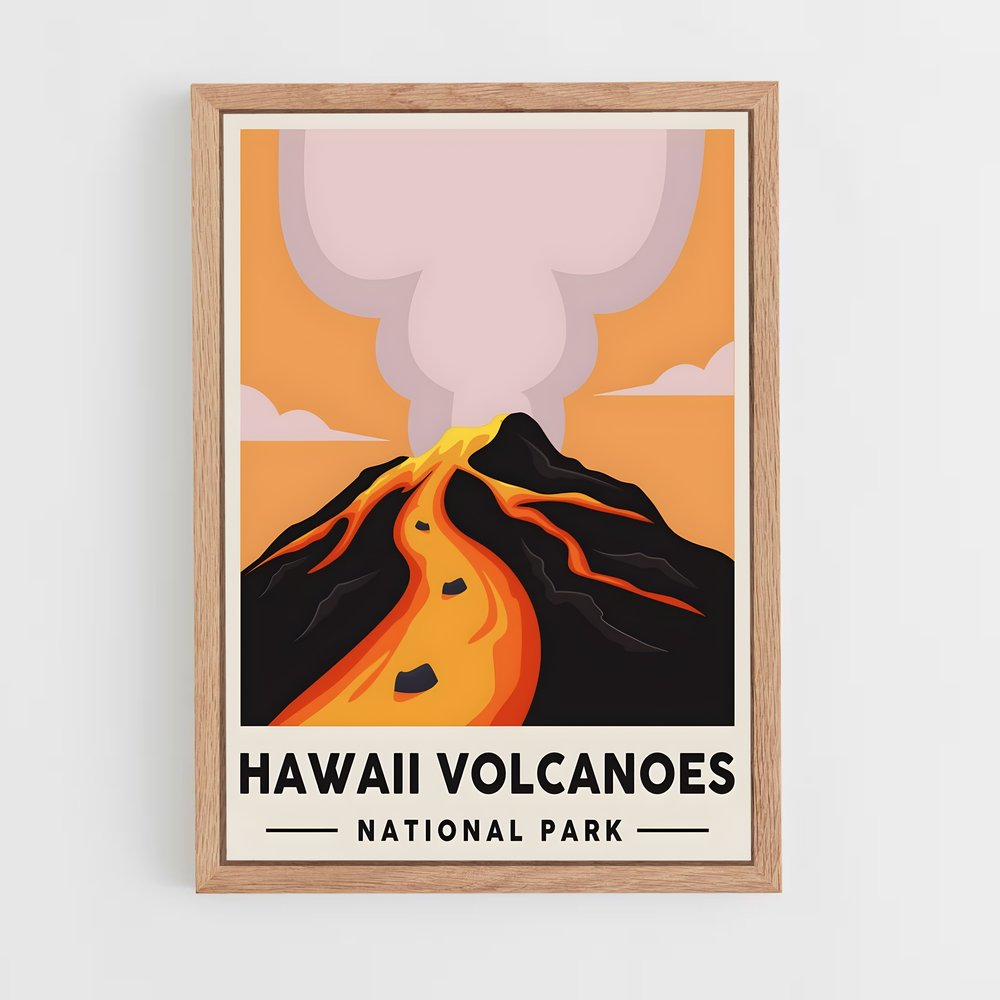 volcano-1 cadre Bois clair