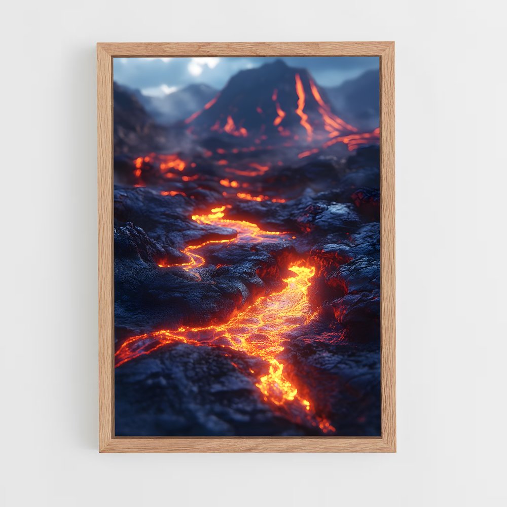volcano-3 cadre Bois clair