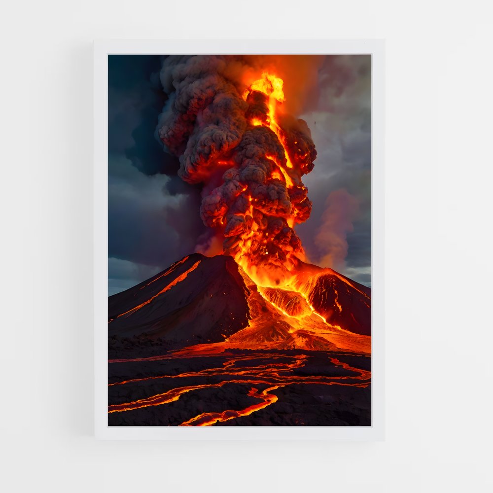 volcano-5 cadre Blanc