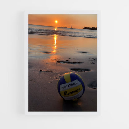 volleyball-4 cadre Blanc