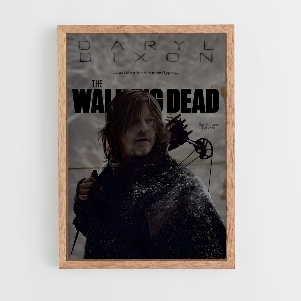 walking-dead-20 cadre Bois clair