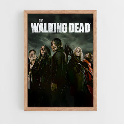 walking-dead-21 cadre Bois clair