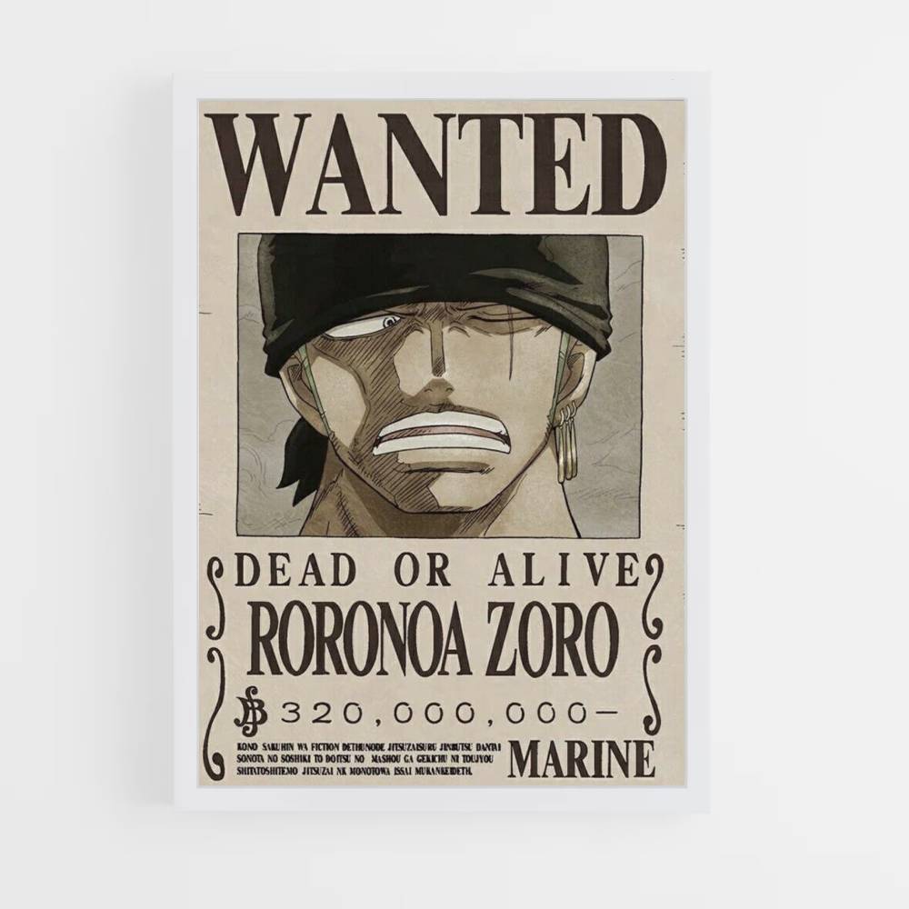 Zoro-Plakat