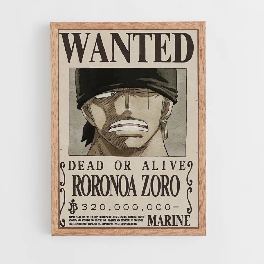 Zoro-Plakat