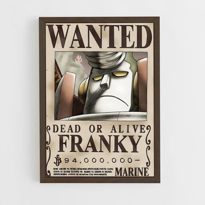 wanted-one-piece-4 cadre Bois foncé