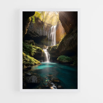 waterfall-2 cadre Blanc