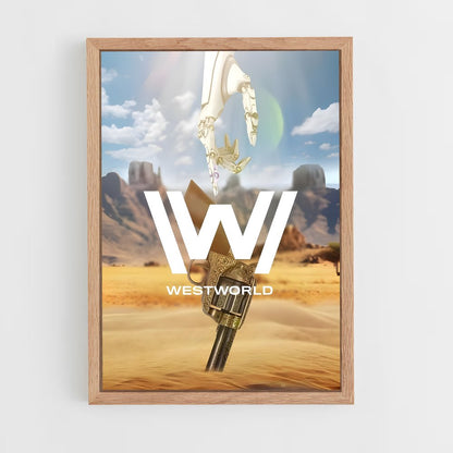 westworld-2 cadre Bois clair