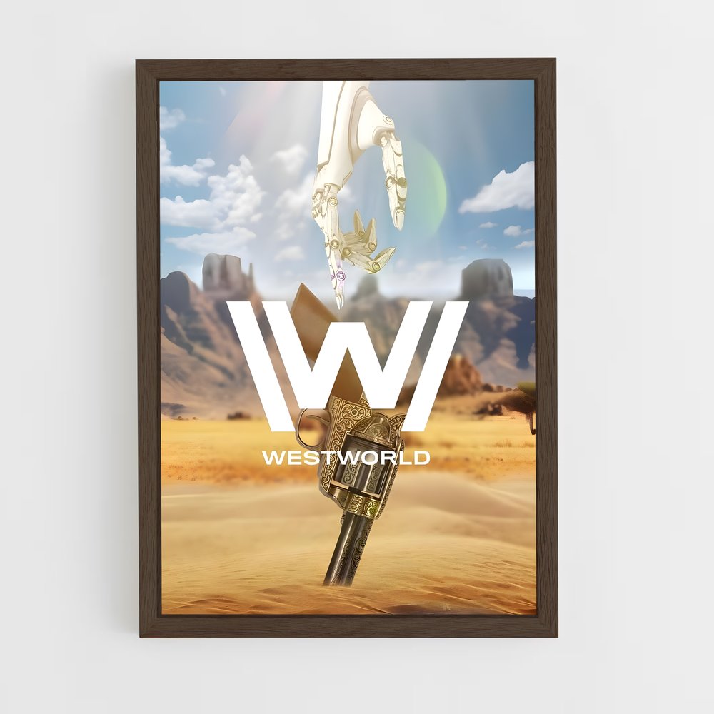 westworld-2 cadre Bois foncé