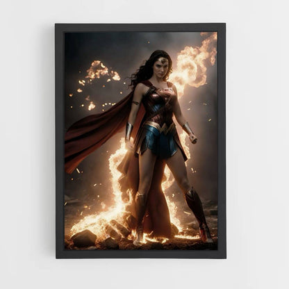 Wonder Woman Explosion Poster