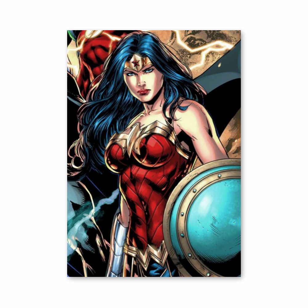 Poster Wonder Woman Zeichnung