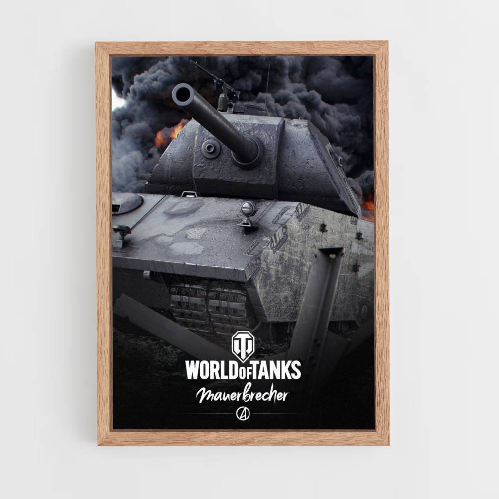 Poster Word of Tanks Smoke