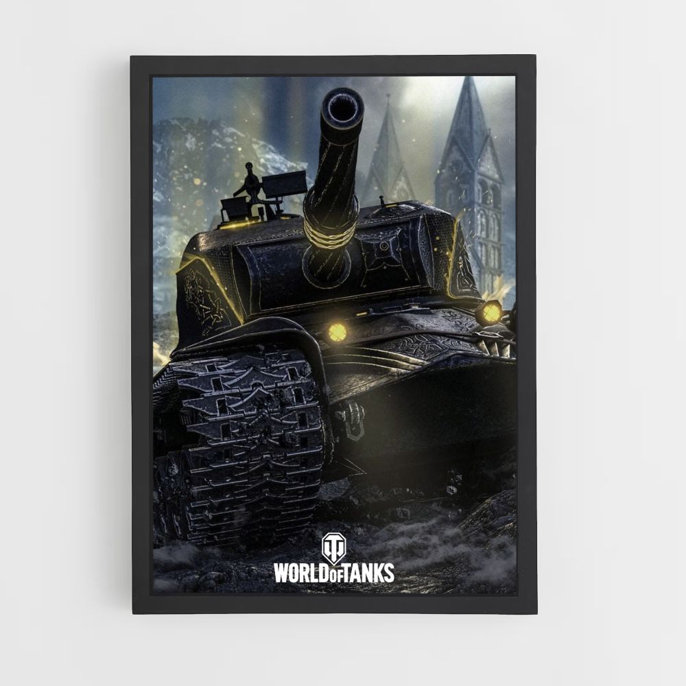 Poster World of Tanks Neon