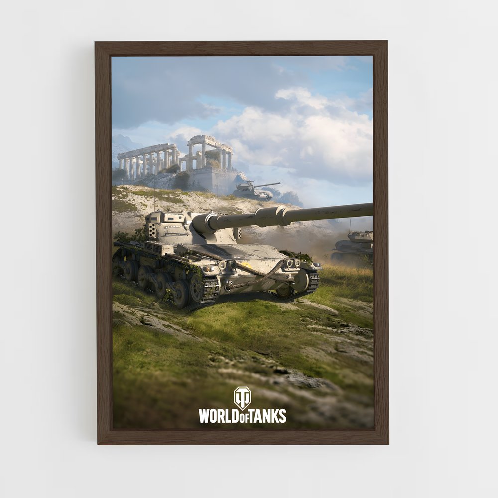world-of-tanks-5 cadre Bois foncé