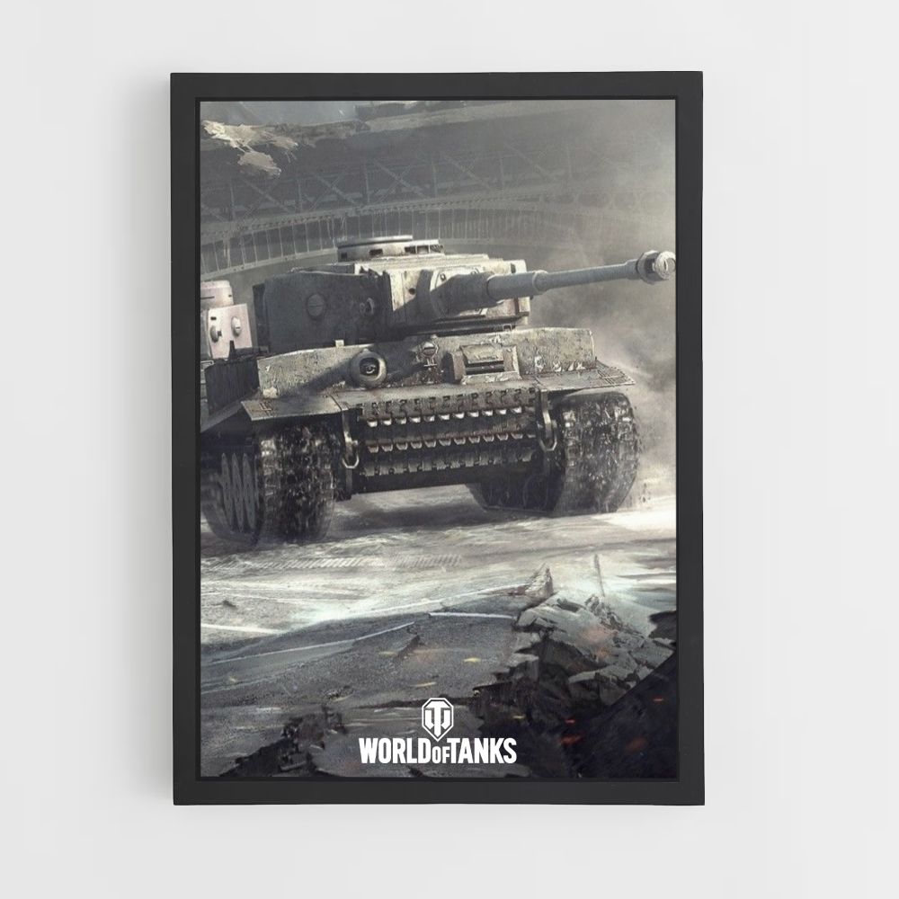 Poster World of Tanks Grau