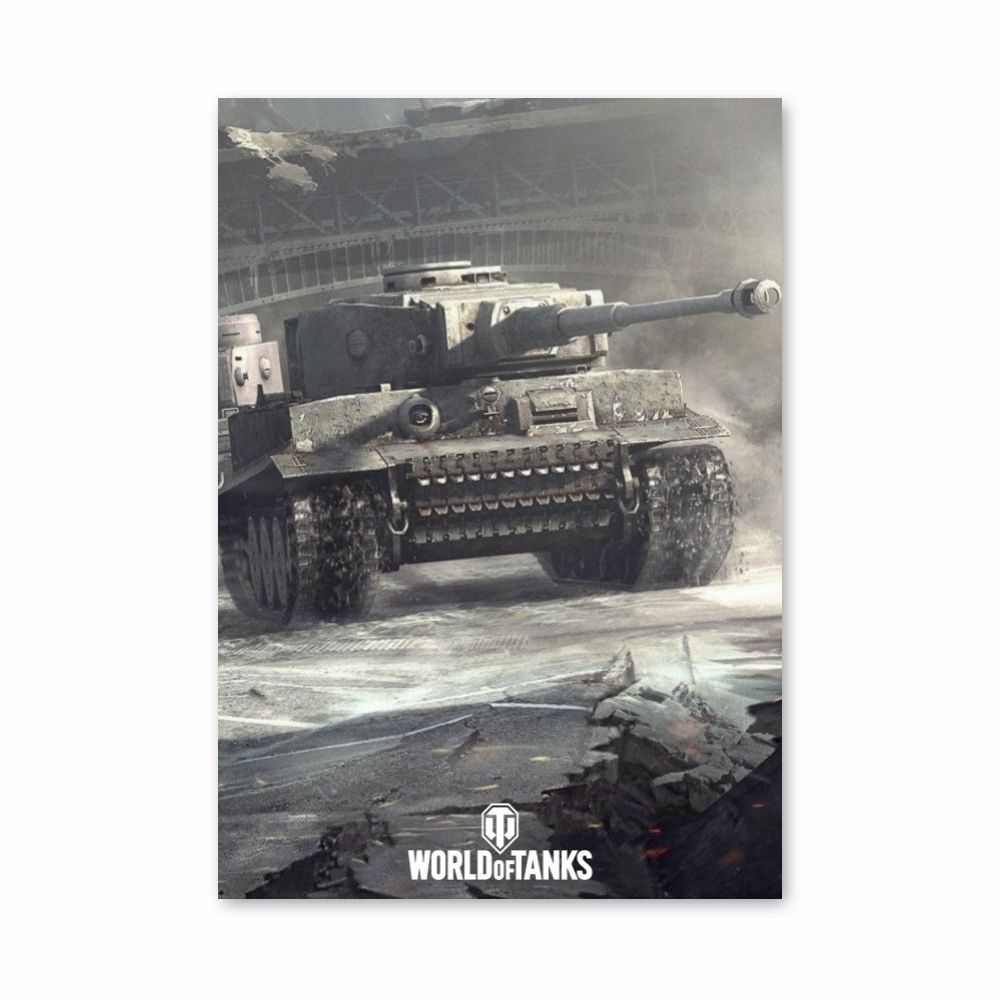 Poster World of Tanks Grau