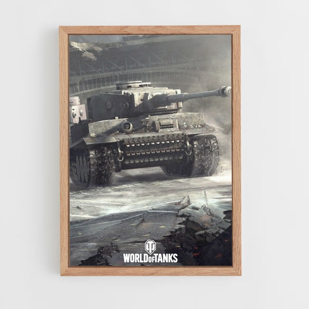 Poster World of Tanks Grau