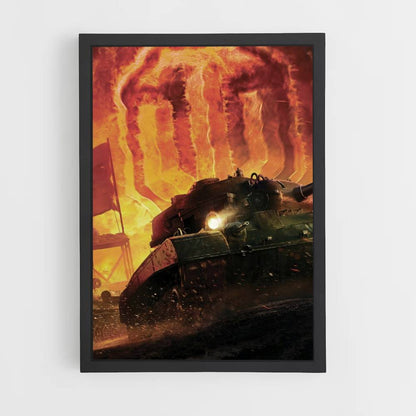 Poster World of Tanks Feuer