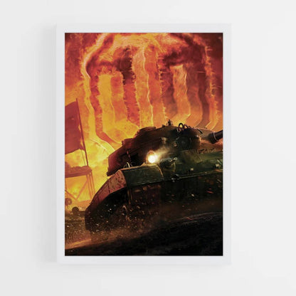 Poster World of Tanks Feuer