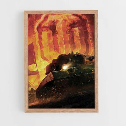 Poster World of Tanks Feuer