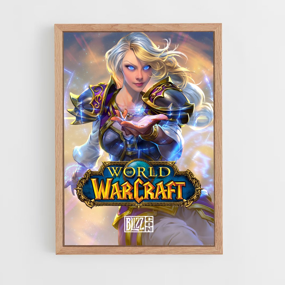 world-of-warcraft-10 cadre Bois clair
