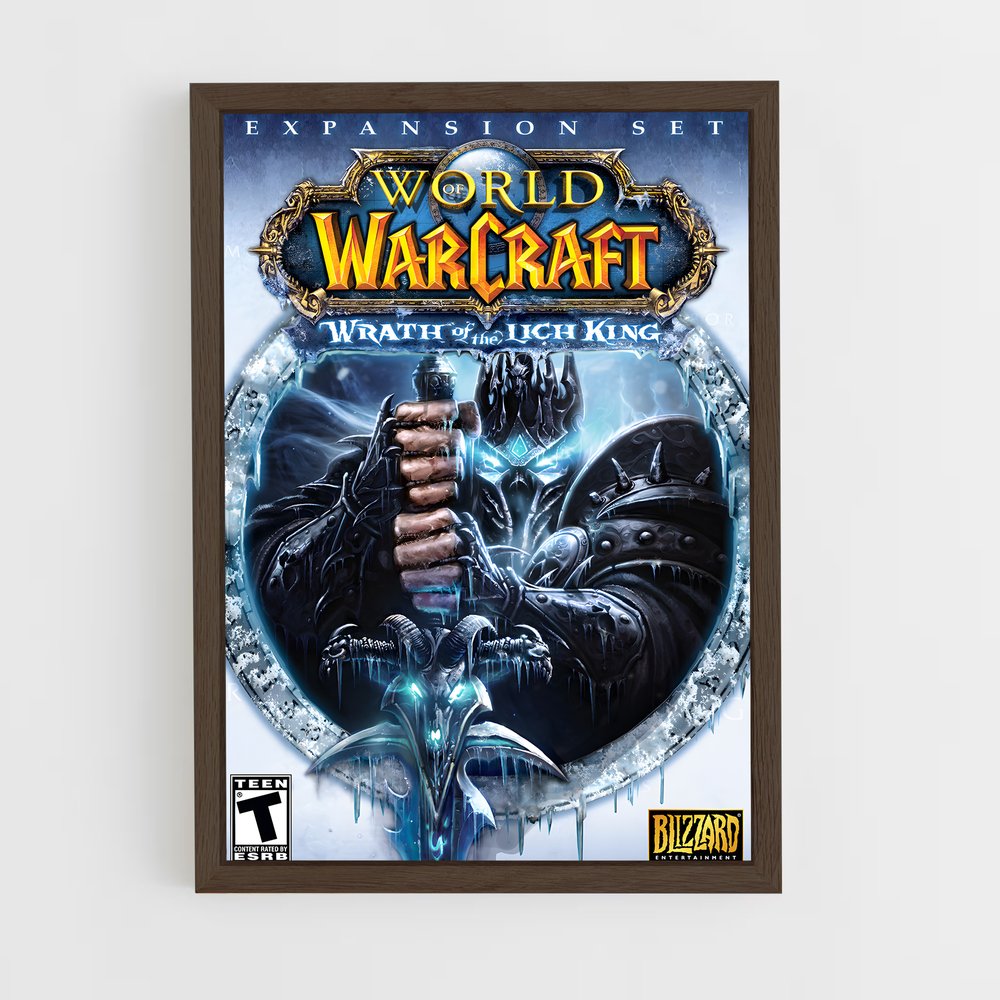 world-of-warcraft-5 cadre Bois foncé