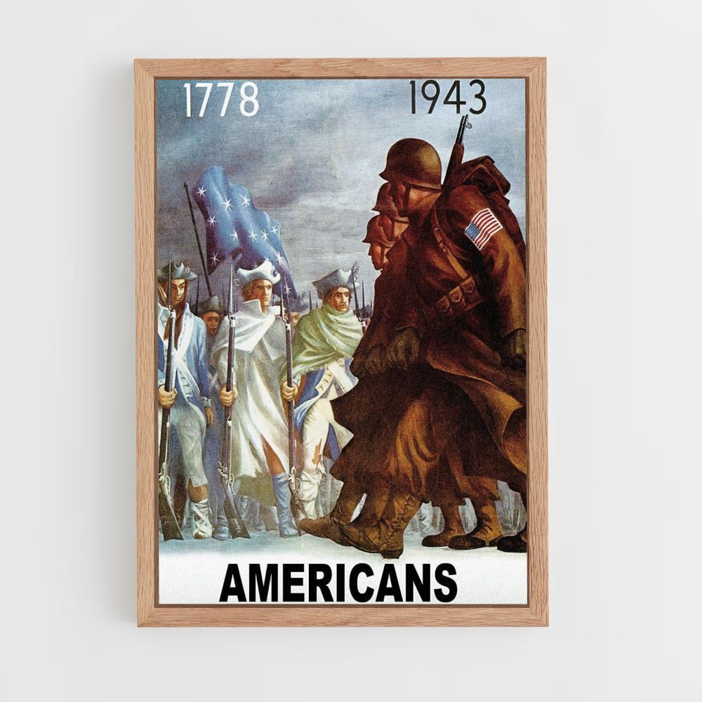 Amerikanisches Plakat 1943