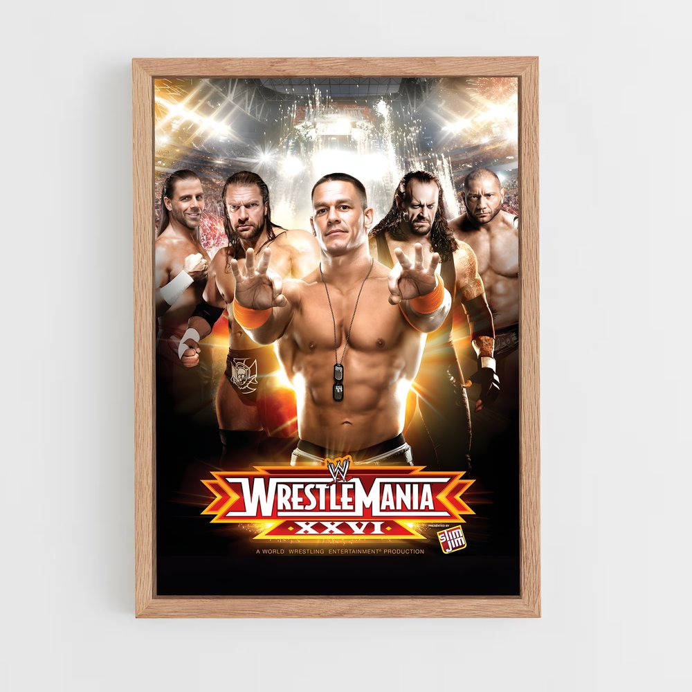 wwe-1 cadre Bois clair