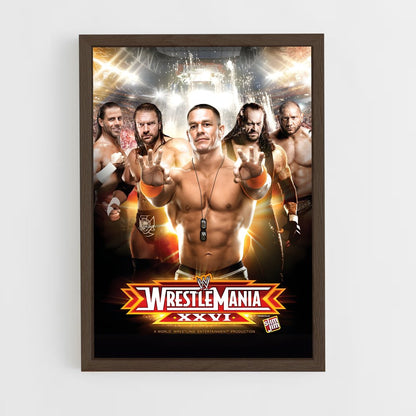 wwe-1 cadre Bois foncé