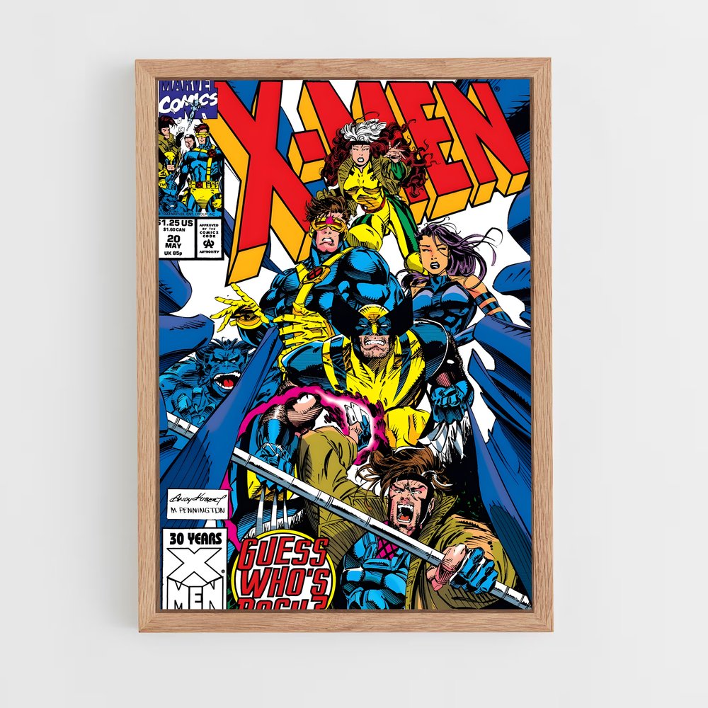 xmen-22 cadre Bois clair