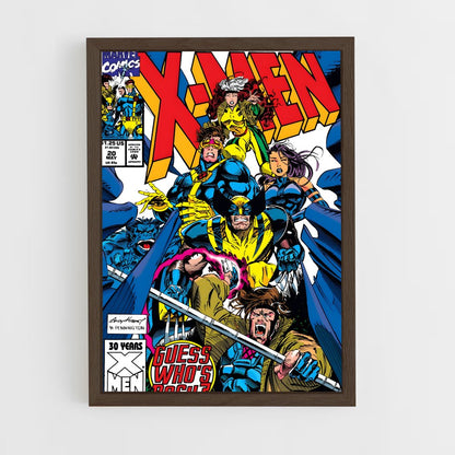 xmen-22 cadre Bois foncé