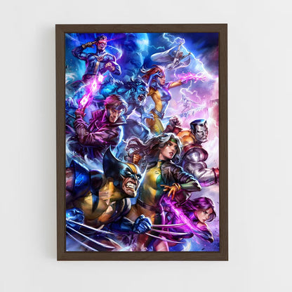 xmen-6 cadre Bois foncé