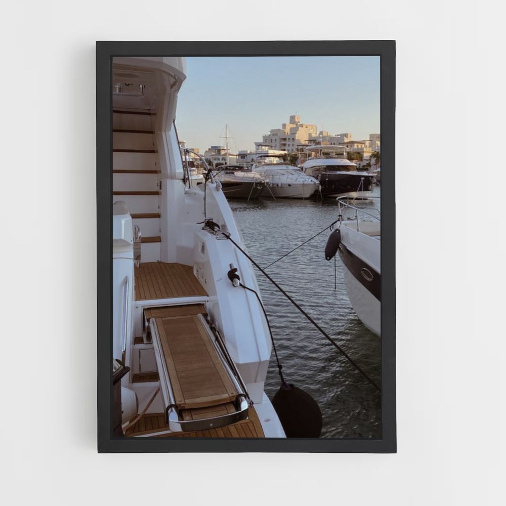 Luxus-Yacht-Poster