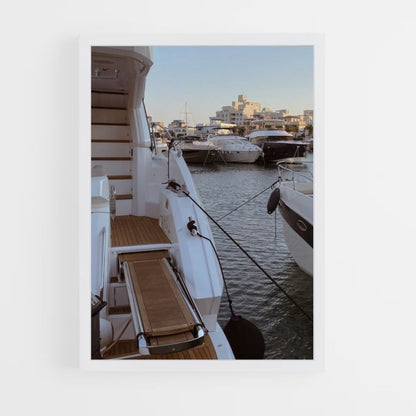 Luxus-Yacht-Poster