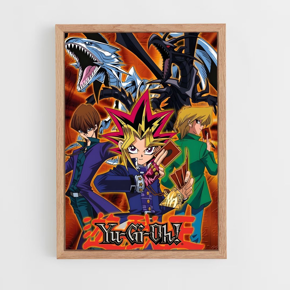yu-gi-oh-11 cadre Bois clair