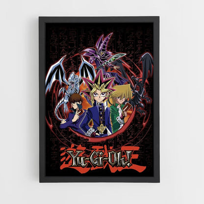 Poster Yu Gi Oh Rückenkarte