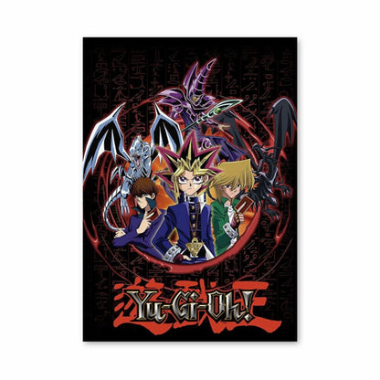 Poster Yu Gi Oh Rückenkarte