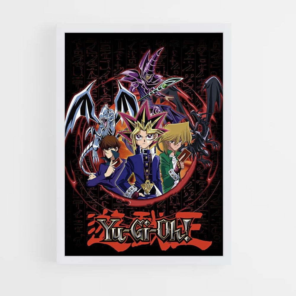 Poster Yu Gi Oh Rückenkarte